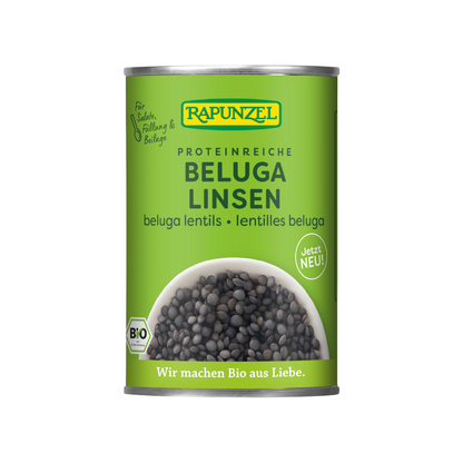 Bio Rapunzel Beluga Linsen 400g
