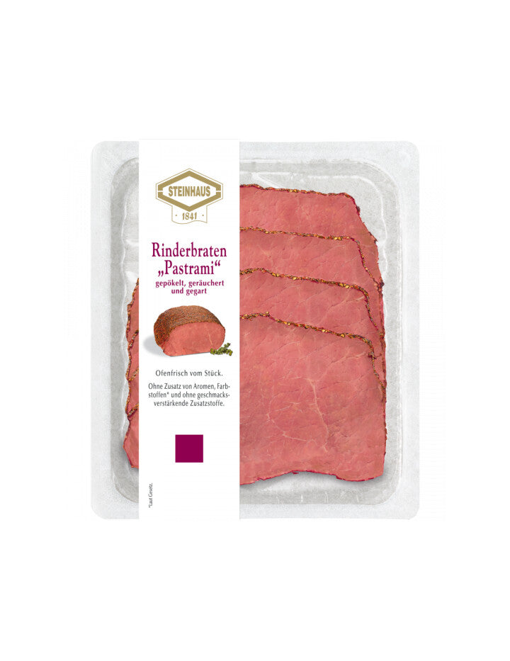 Steinhaus Rinderbraten Pastrami 60g