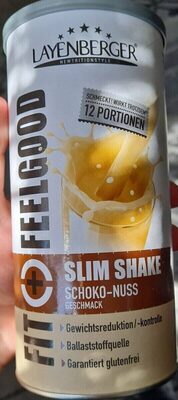 Layenberger Fit+Feelgood Slim Shake Schoko-Nuss 396g
