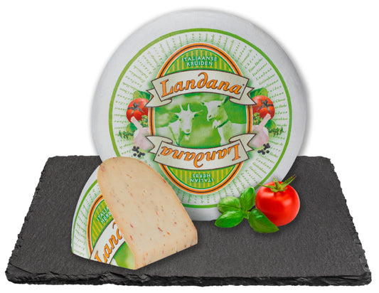 Landana Ziegenkäse Ital.Kräuter 1/1 Laib 50%Fett i.Tr.ca.4kg