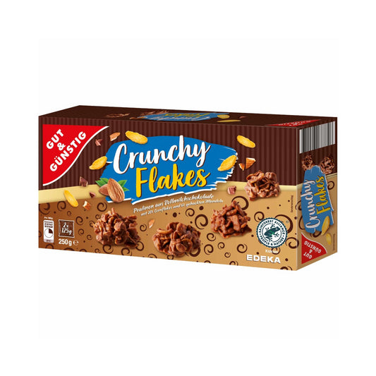 GUT&GÜNSTIG Crunchy Flakes Pralinen aus Vollmilchschokolade 250g