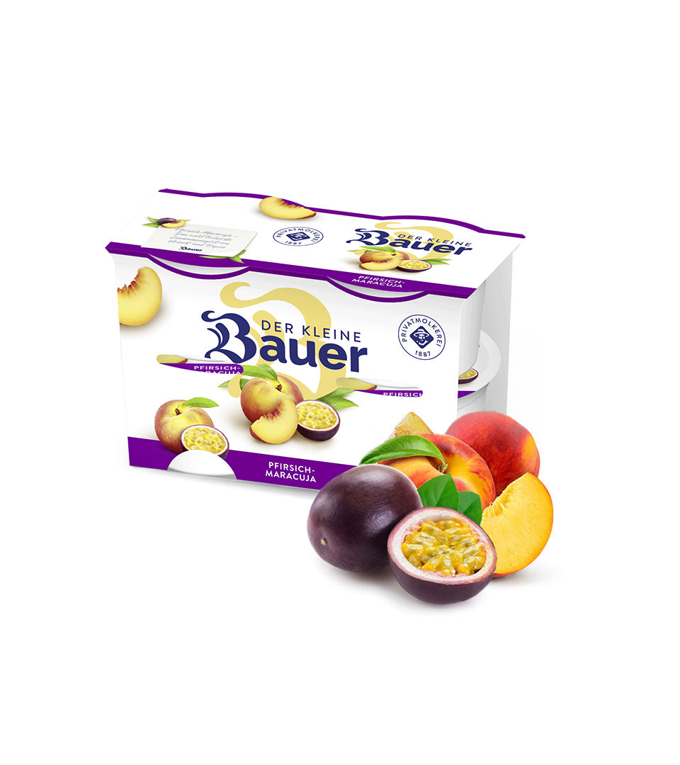 Bauer Fruchtjoghurt Pfirsich-Maracuja 4x100g