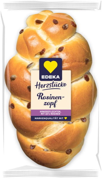 EDEKA Herzstücke Rosinenzopf 450g