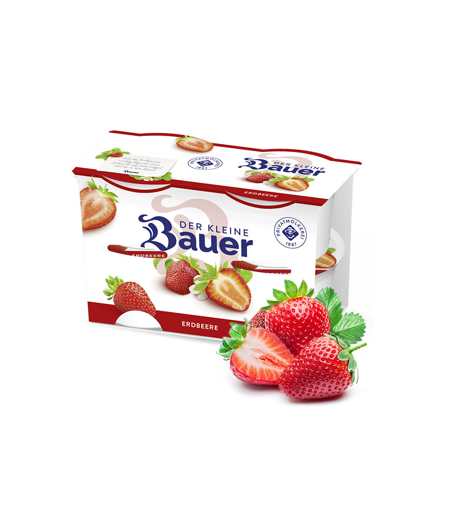 Bauer Fruchtjoghurt Erdbeere 4x100g