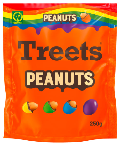 Treets Peanuts Rainbow 250g