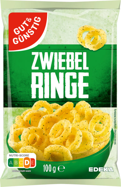 GUT&GÜNSTIG Zwiebelringe 100g