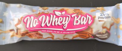 Rocka Nutrition No Whey Bar White Choco Zimtstern 35g