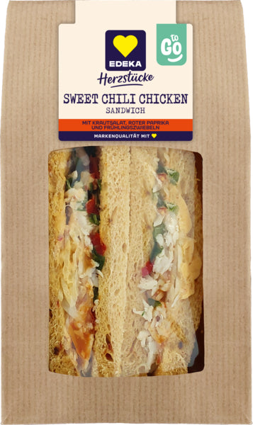 EDEKA Herzstücke Sandwich Hähnchen Sweet Chilli 75g