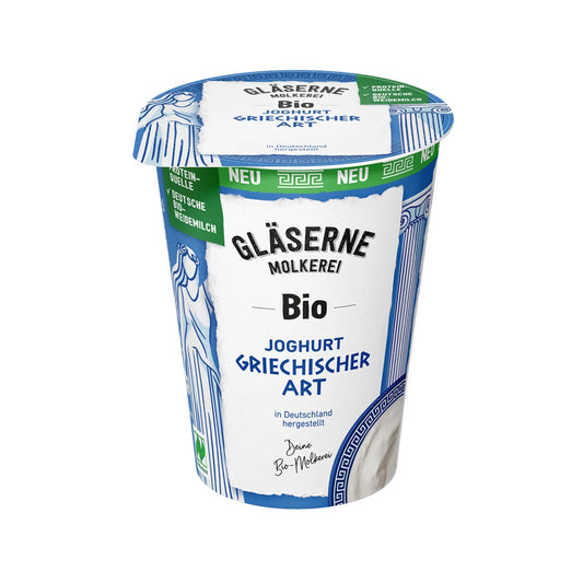 Bio Gläserne Molkerei Joghurt griechischer Art 7,5% 400g