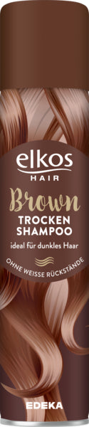 EDEKA elkos Trockenshampoo Color Braun 200ml