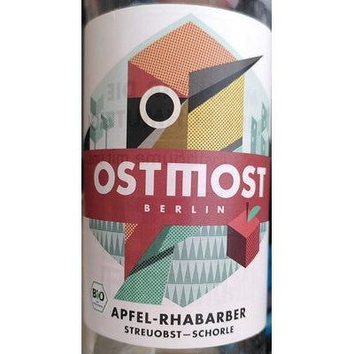 Bio Ostmost Streuobstschorle Apfel-Rhabarber 0,33l MW