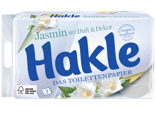 Hakle Toilettenpapier Jasmin 3-lagig 8x150BL