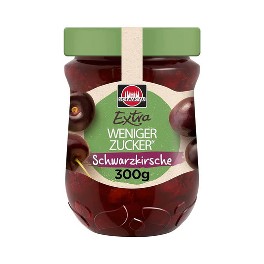 Schwartau Weniger Zucker Schwarzkirsche 300g