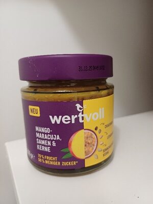 Wertvoll Mango-Maracuja Samen & Kerne 200g
