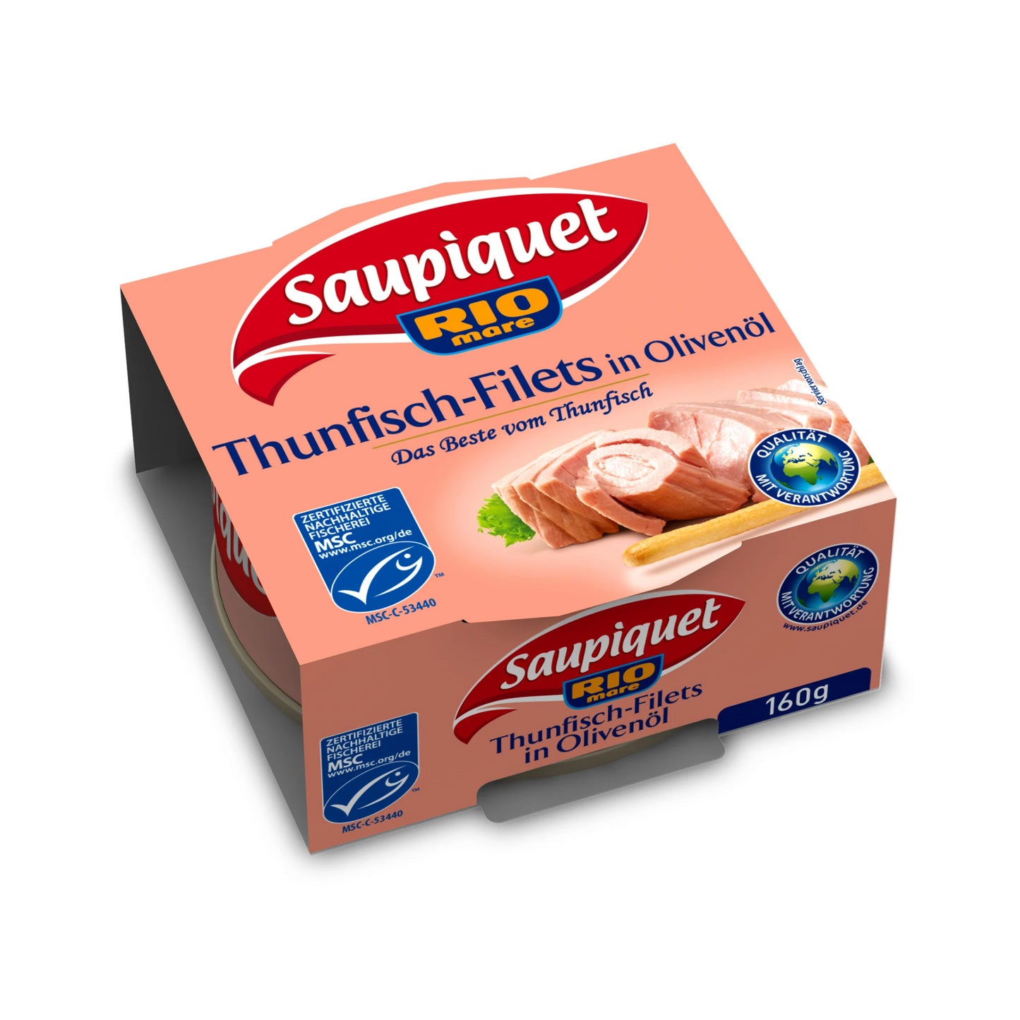 MSC Saupiquet Thunfisch-Filets in Olivenöl 160g