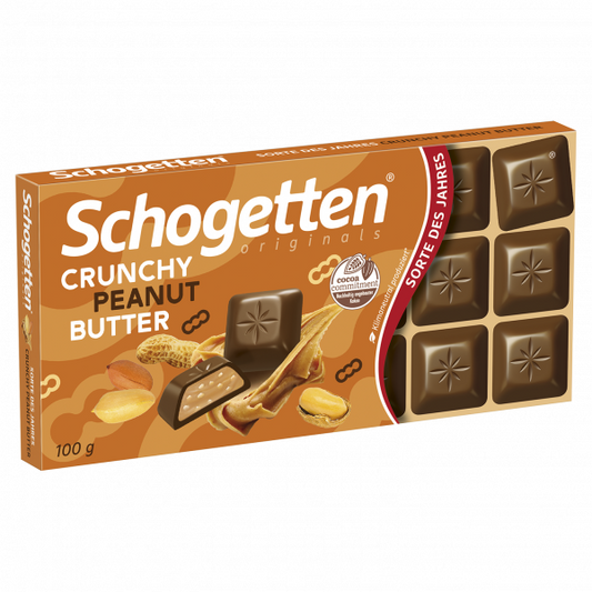 Schogetten Crunchy Peanut Butter 100g
