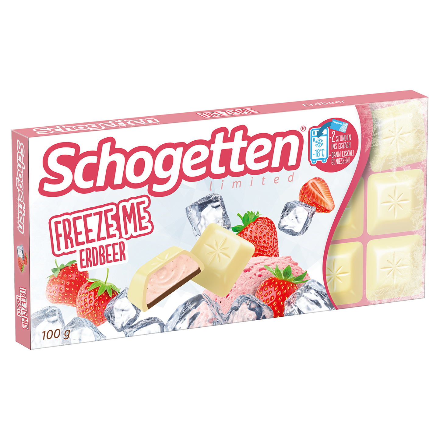 Schogetten Freeze Me Erdbeer 100g