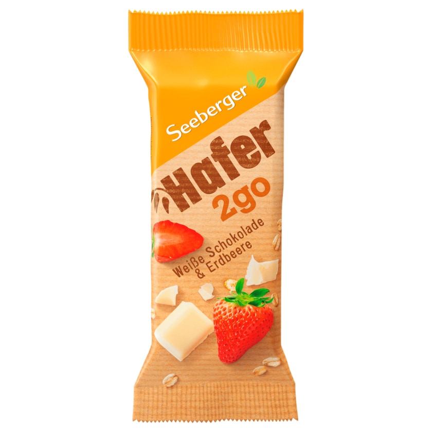 Seeberger Hafer 2Go Weiße Schokolade/Schoko/Erdbeere 50g