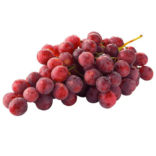 Bio EDEKA Tafeltrauben rot kernlos Italien Klasse II 400g Kartonschale in Folie