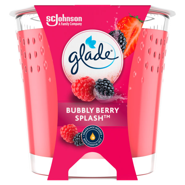 Glade Duftkerze Bubbly Berry Splash 112g