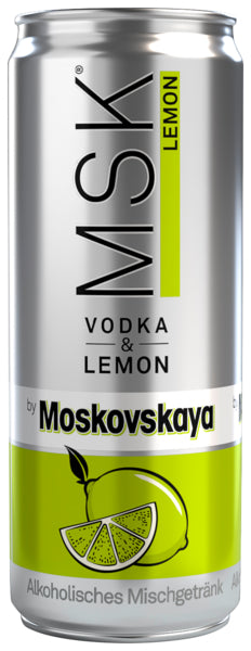 MSK Vodka & Lemon 10% 0,33l DPG