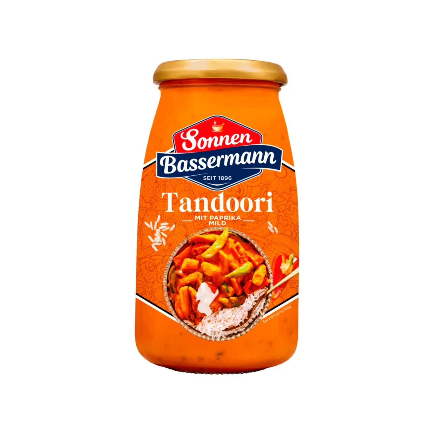 Sonnen Bassermann Fertigsauce Tandoori mit Paprika mild 520g