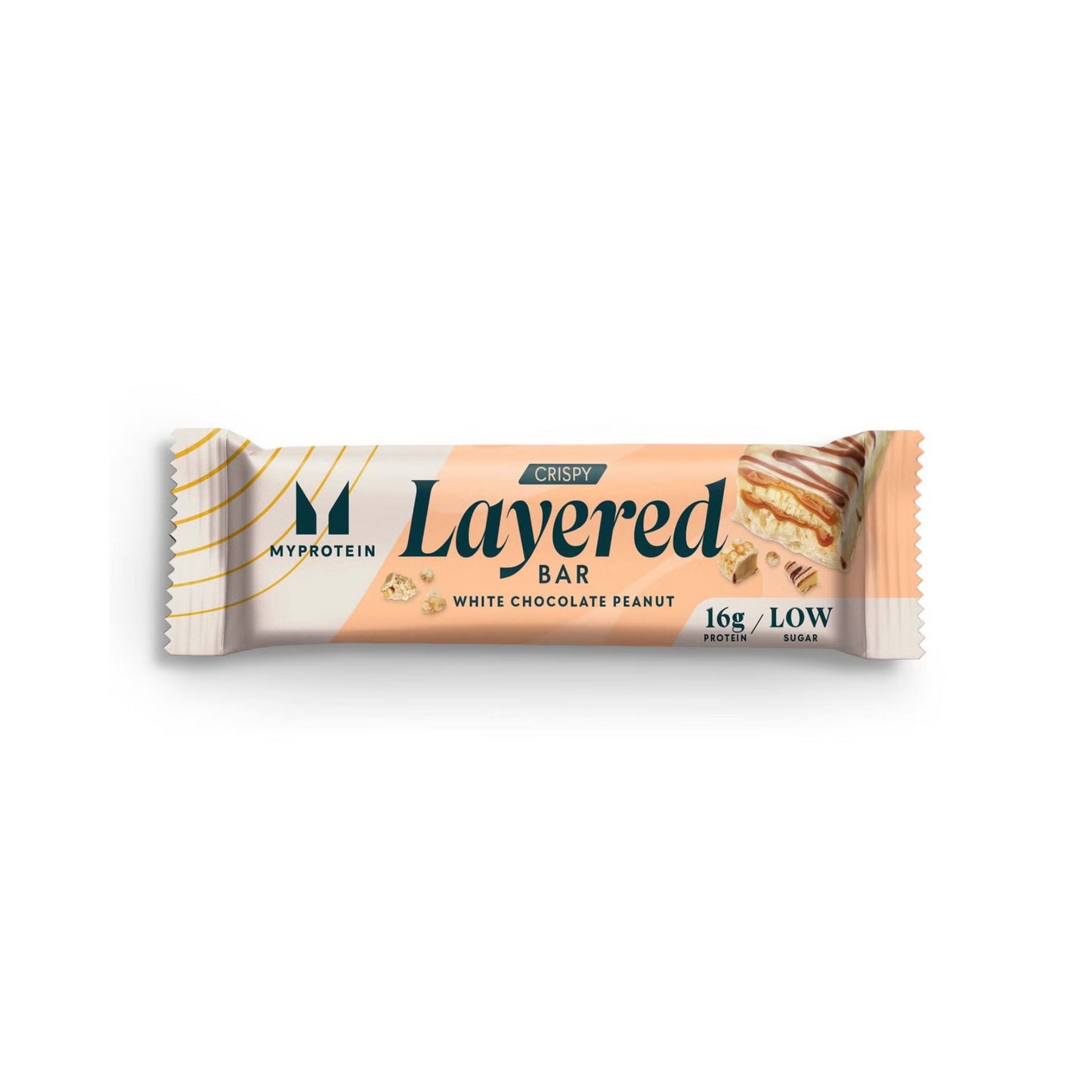 My Protein Layered Bar White Chocolate Peanut 58g