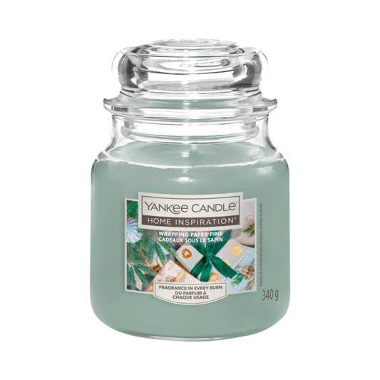 Home Inspiration by Yankee Candle Kerzenglas Wrapping Paper mittel 340g