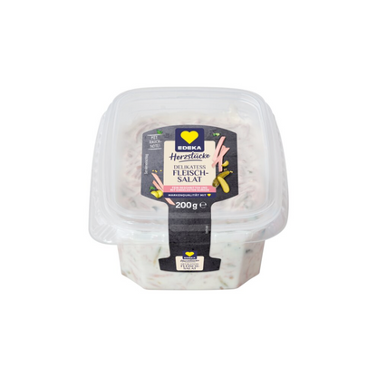 EDEKA Herzstücke Feinschnitt Fleischsalat mit Rauchnote&Gurke 200g