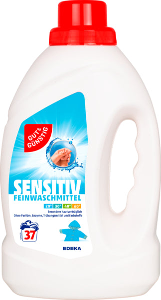 GUT&GÜNSTIG Feinwaschmittel Sensitiv 37WL 1,5l