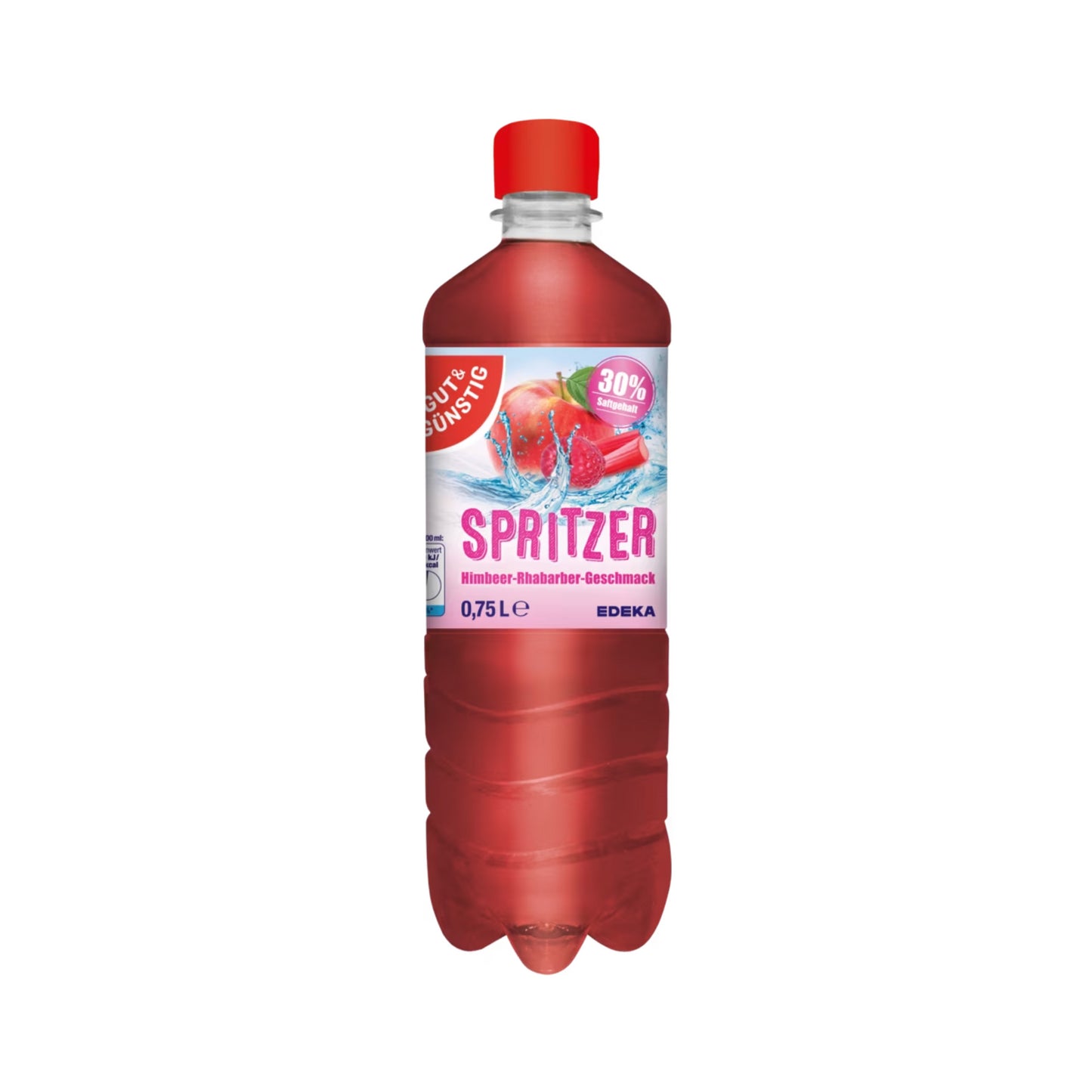 GUT&GÜNSTIG Spritzer Himbeer-Rhabarber 0,75l DPG