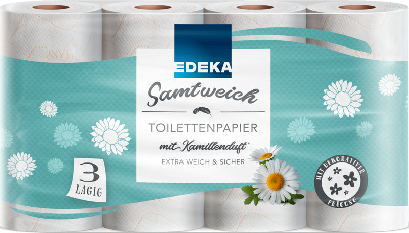 EDEKA Toilettenpapier Kamille 3-lagig 8x150BL