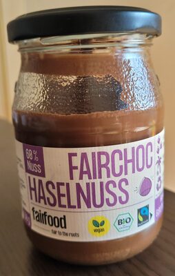 Bio Fairfood Fairchoc Haselnusss 250g MW