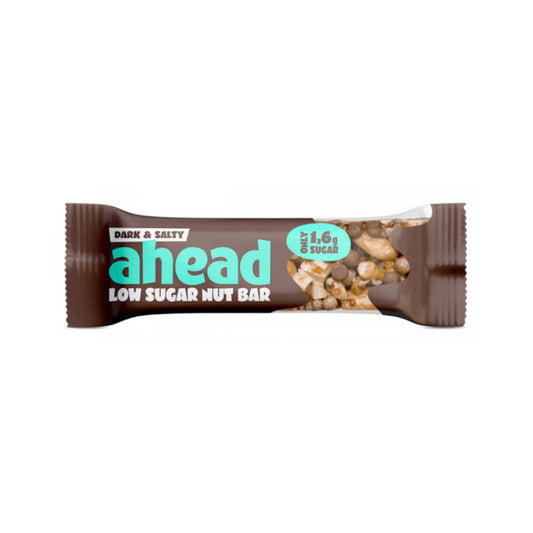 Ahead Dark and Salty Nut Bar less sugar  35g