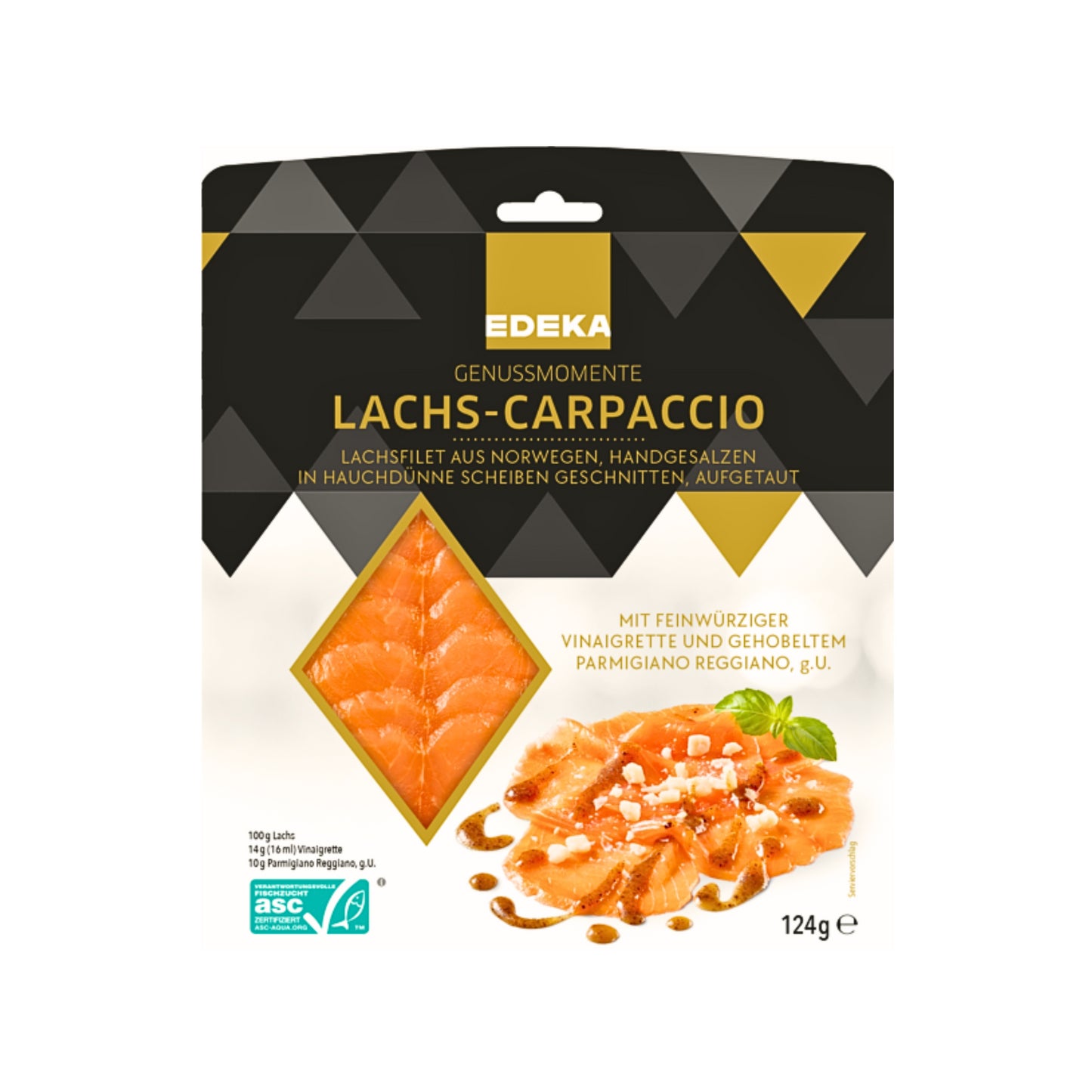 EDEKA Genussmomente Lachs Carpaccio 124g