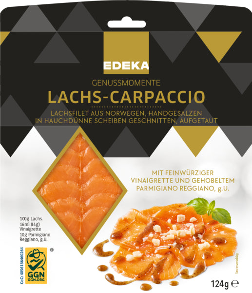 EDEKA Genussmomente Lachs Carpaccio 124g