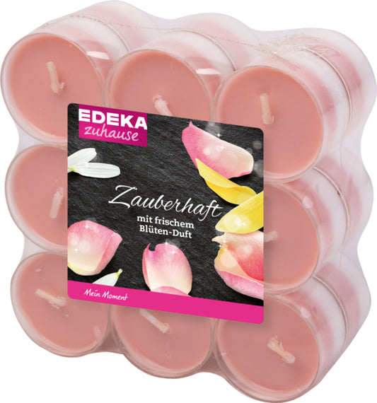 EDEKA zuhause Duftlichte Zauberhaft altrosa 18ST