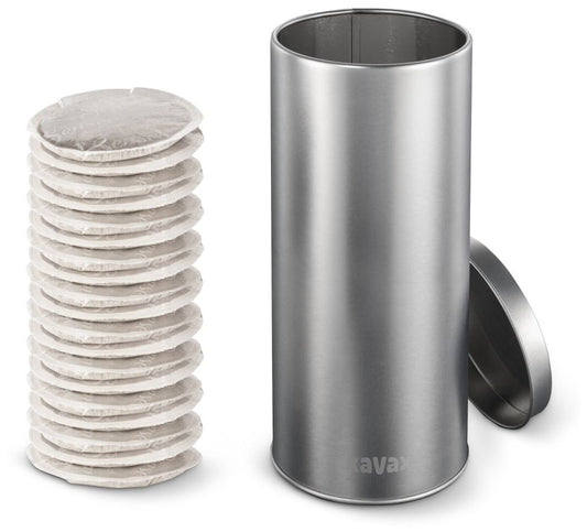 Xavax Kaffeepad-Dose für 20 Senseo-Pads Metall silber