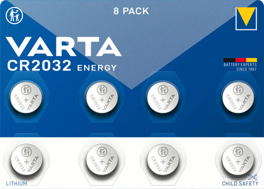 Varta CR2032 Knopfzellen 8ST