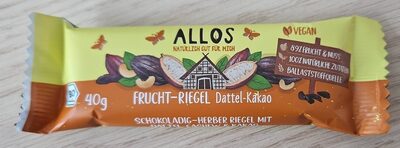 Bio Allos Frucht-Riegel Dattel Kakao 40g