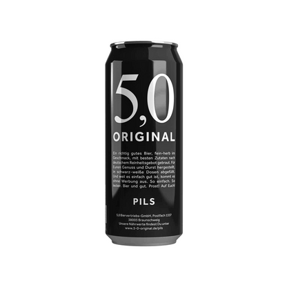 5,0 Original Pils 0,5l DPG foodpipe [Lebensmittel-Lieferservice Rostock]