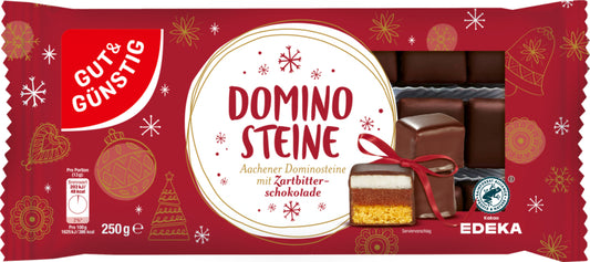 GUT&GÜNSTIG Dominosteine Zartbitter 250g