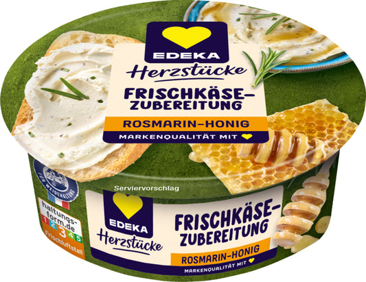 EDEKA Herzstücke Frischkäse Honig&Rosmarin 50% 150g