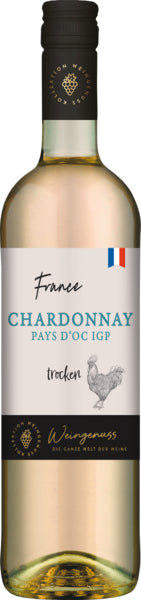Wein-Genuss Chardonnay Pays d'Oc IGP trocken 0,75l