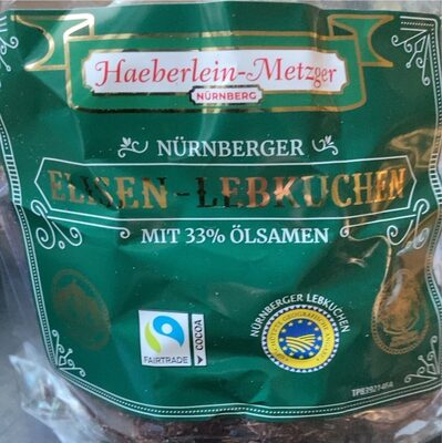 Haeberlein Metzger Elisenlebkuchen 98mm Zartbitter 300g