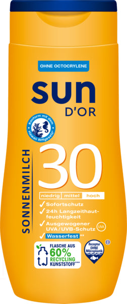 sun D'OR Sonnenmilch LSF 30 250ml