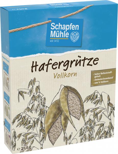 Schapfenmühle Hafergrütze Vollkorn 250g