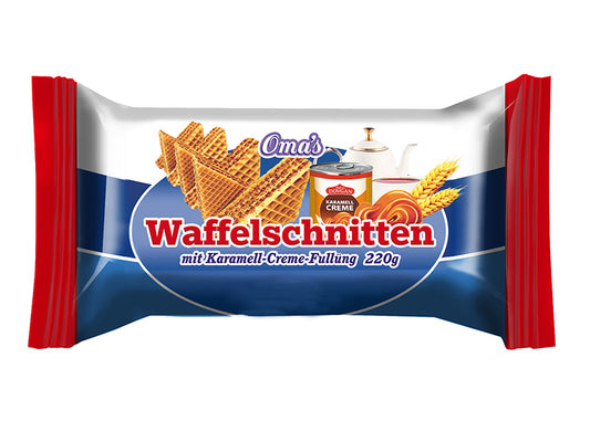 Dovgan Waffeln mit Karamellfüllung 220g