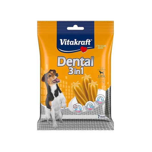 Vitakraft Dental 3in1 medium für Hunde ab 10kg 7ST 180g