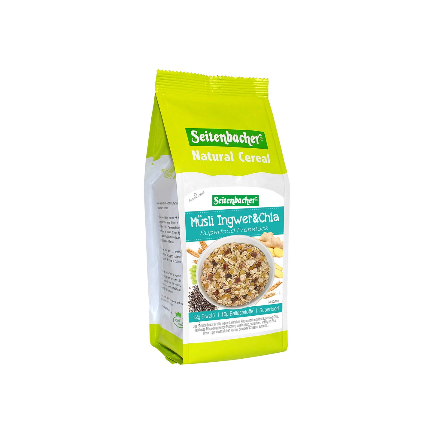 Seitenbacher Ingwer+Chia Müsli 454g